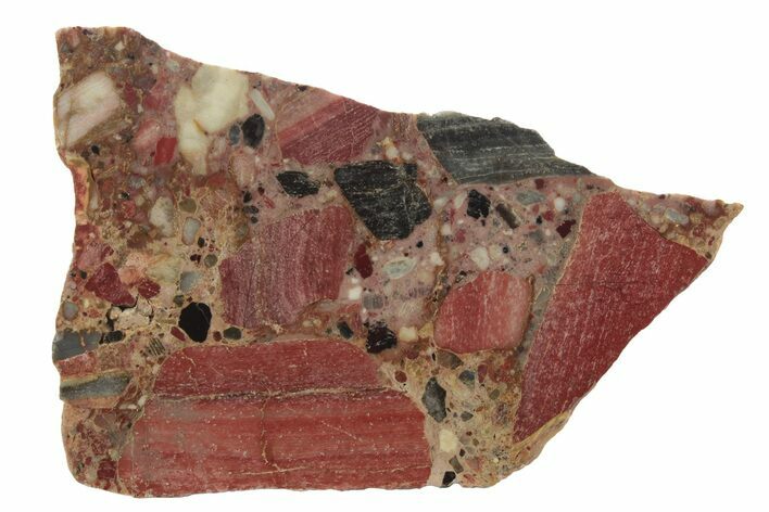 Polished Brecciated Chert Slab - Australia #240107